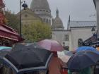 A rainy day in Monmarte, Paris