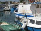 Boats in a harbor in Sicily, Italy