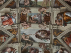 One of the most famous works of all time is the ceiling of the Sistine Chapel by Michelangelo 
