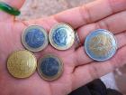 These are what euro coins look like!