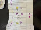 A letter from one of my students, telling me in English "Happy Teacher's Day"