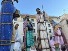 Not, just in Madrid, but in Alicante they had many statues representing the Three Wise Men 