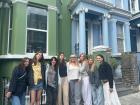 Me and my new study abroad friends visiting Notting Hill for the first time 
