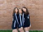 Me and the twins in high school during volleyball season 