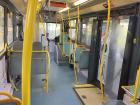 Luckily, the bus was empty this day
