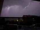 Summer thunderstorms create super bright lightning and very loud thunder