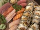 A plate of sushi for R$50, about $9.00 U.S.D.!