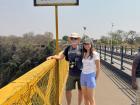 Not South Africa or Botswana, but Victoria Falls, Zimbabwe with my father!