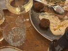 Falafel and hummus