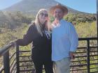 My parents in front of Volcan Chaparrastique