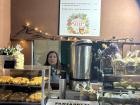 This lady is selling a traditional Maltese holiday drink made with roasted chestnuts and cocoa