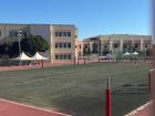 This is the soccer field at my school here