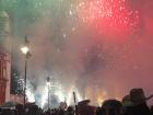 This is the firework show in the center of Atlacomulco on September 15th