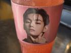 V's face was even on my Grapefruit Ade cup!