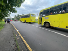 Taking the bus during rush hour
