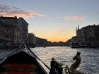 The view from a traditional gondola ride in Venice
