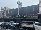 Outside of the Dendy Cinema before watching Downton Abbey