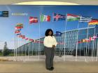 Here I am at NATO!