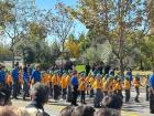 Look at the young grade school kids who got to walk in parade!