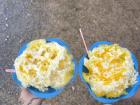 My yummy mango shaved ice! This is very popular to see at festivals