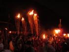 These large torches are carried throughout the streets. They are incredibly heavy!