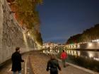 Night walks by the Tiber River show how young people enjoy Rome today while being surrounded by thousands of years of history