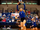 Playing volleyball for UNC Asheville in college