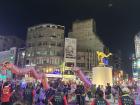 A downtown celebration for the Hungry Ghost Month festival, held the month before the Mid-Autumn Festival