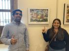 My sister and boyfriend particularly enjoyed this print, which shouted out both of their universities: Texas A&M in College Station and TAMUK in Kingsville