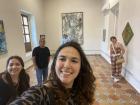 We entered one of the many art galleries in the plaza—the collection here was very whimsical! 