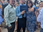 A family shot, taken at my high school graduation