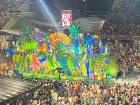 Una carroza en el desfile de carnaval