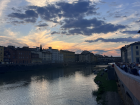 Arno: Florence's river. My favorite sunset spot