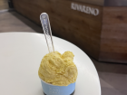 Delicious mango gelato