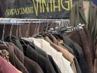 My favorite flea market stalls are the ones with vintage leather jackets!