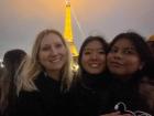 Enjoying a cruise on the Seine in Paris