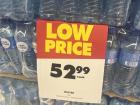 a pack of water is K53 about $2.75
