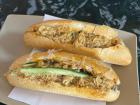 Bánh mì is a famous Vietnamese sandwich. It’s crunchy, and delicious