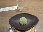 Lo and behold, your mint ice cream's favorite cousin, the matcha ice cream! It's bigger than it looks!