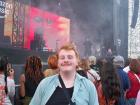 Matthew at a music festival in Barcelona