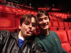 My flatmate and I at the Abbey Theater!