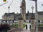 Parliament of Canada. During NDTR, the building is illuminated in orange.