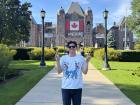Me in front of the legislative assembly of Ontario