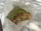 This is one of my favorite snacks: a pistachio croissant