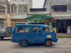 A blue angkot