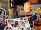 Anime (Naruto) when I ate at a Beijing Food Court