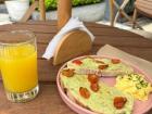 On my first morning in Lima, I enjoyed avocado toast with roasted cherry tomatoes, scrambled eggs and fresh orange juice