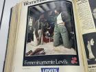 A vintage advertisement for Levi I spotted while doing my archival work