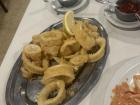 Calamari or "rabas" in Spanish