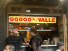 Outside Tacos del Valle in Mexico City—a taqueria where pork and beef spin on the trompo, ready to be topped with fresh salsas